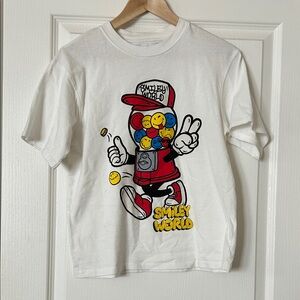 Smiley World x Zara Kids White Graphic Tee